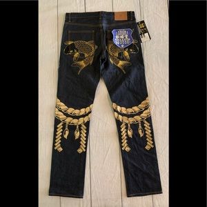 NWT Hardly Evers Sz 32 Carp Town Raw Selvedge Jean